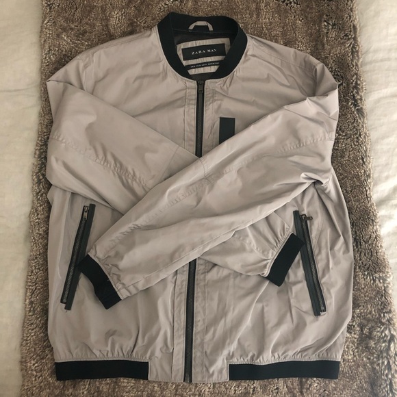 zara mens windbreaker